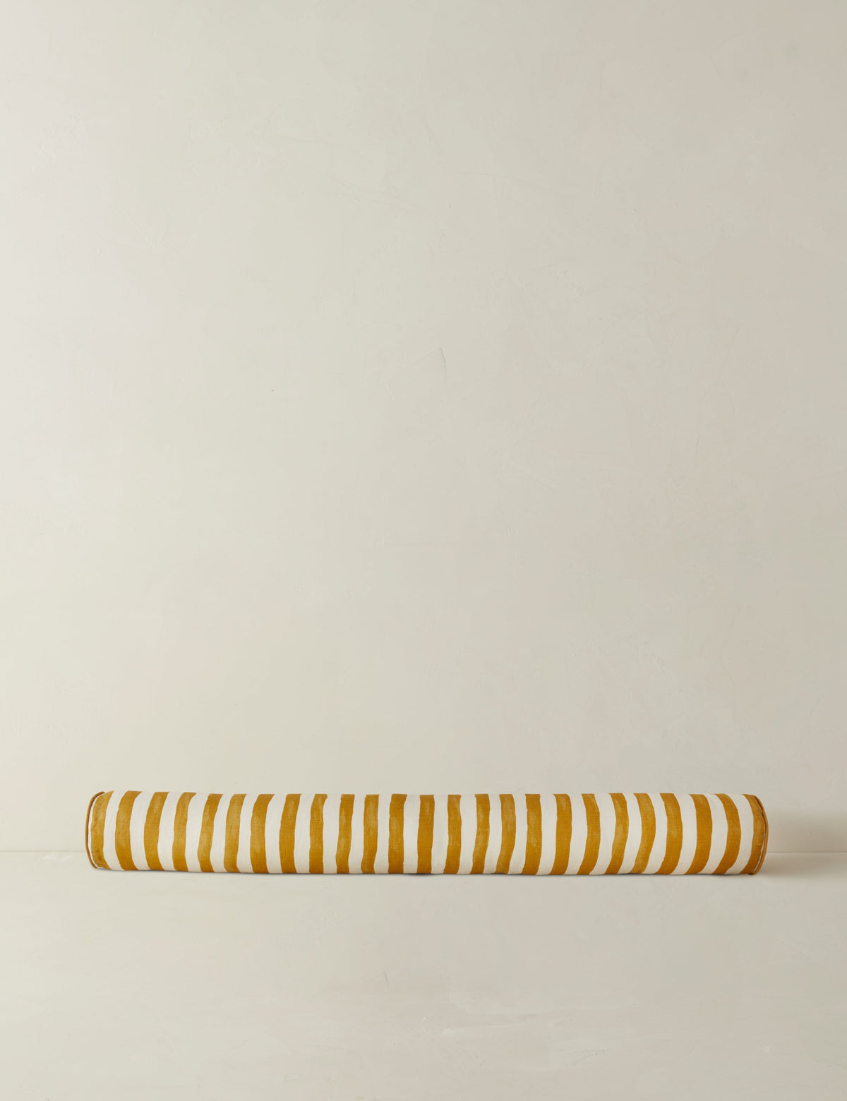 Bed Pillow, Painterly Stripe Linen Long Bolster for Everyday Sleep and Guest Room Bedding, 3 Color Options image 3