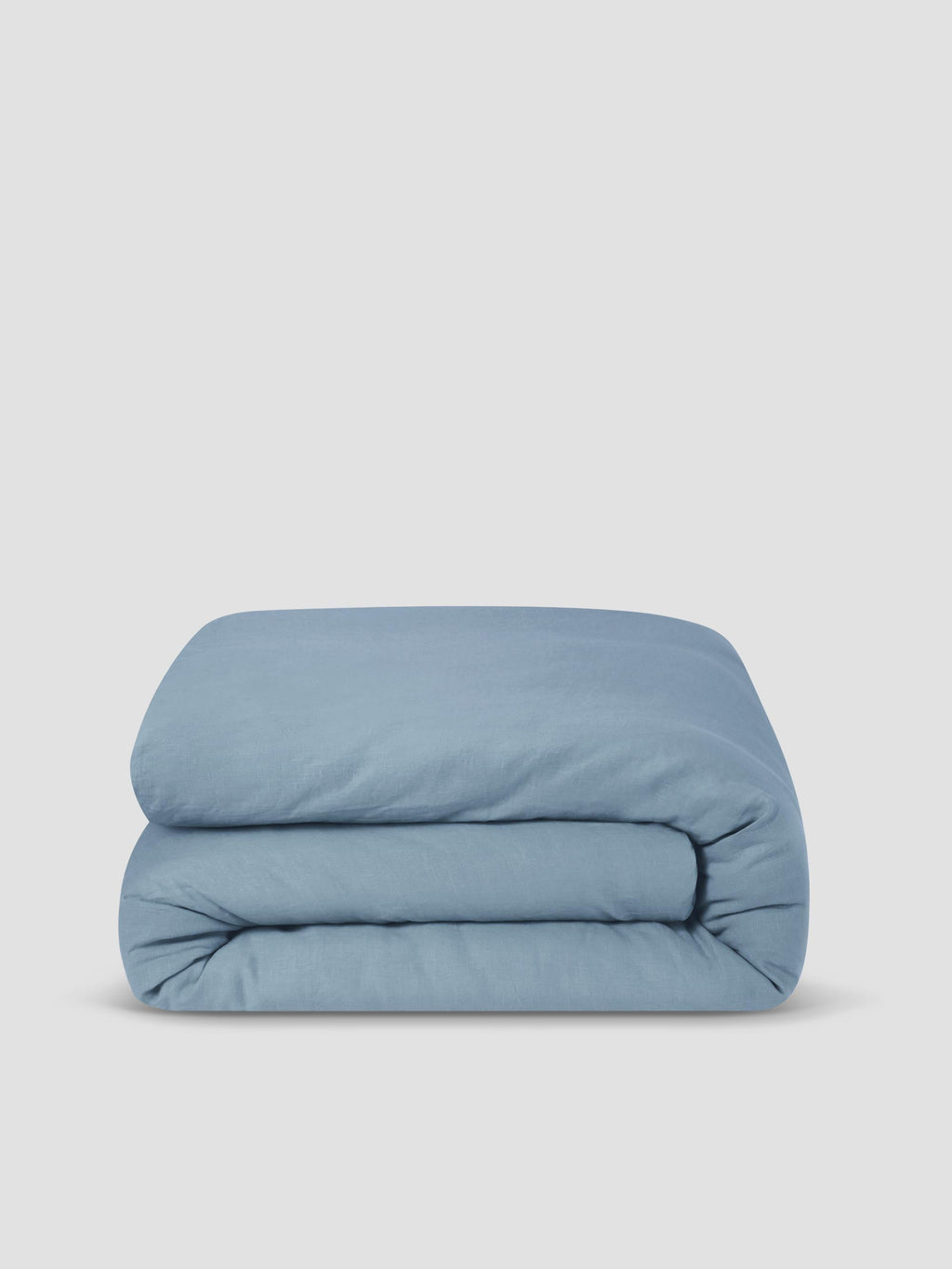 Duvet Cover, Dusk Blue 100% Linen, Breathable Construction for Bedroom Layering, Comforter Covers and Everyday Bedding, 3 Size Options image 3