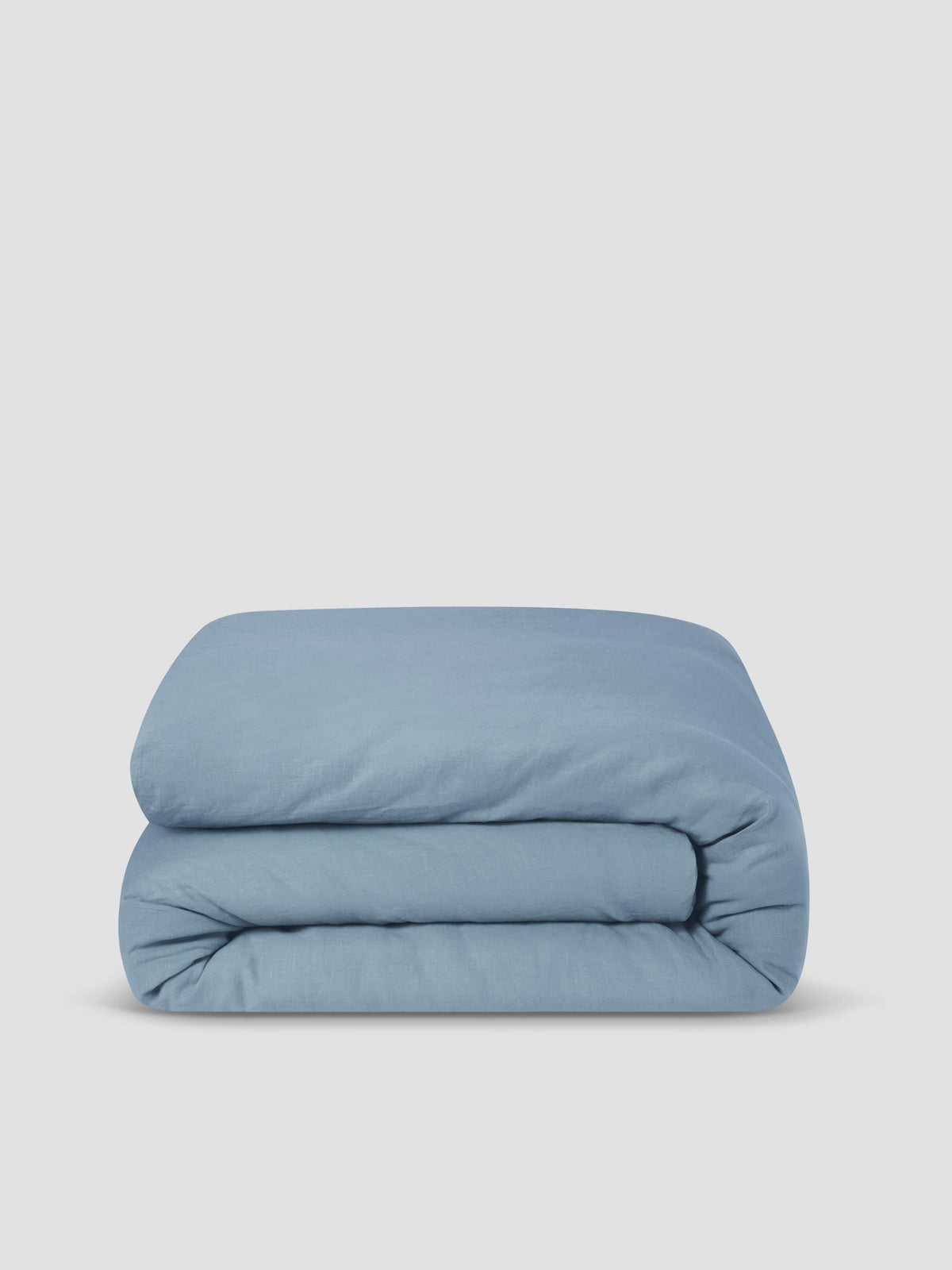 Duvet Cover, Dusk Blue 100% Linen, Breathable Construction for Bedroom Layering, Comforter Covers and Everyday Bedding, 3 Size Options image 3