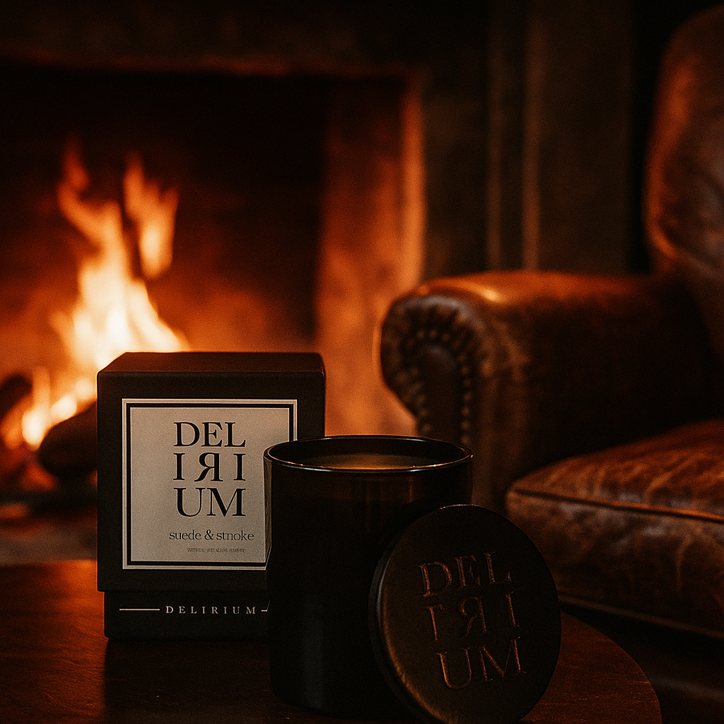 Decorative Candle, Suede & Smoke for Entryways, Mantels and Everyday Home Ambience, Designed for Everyday Home Use image 3