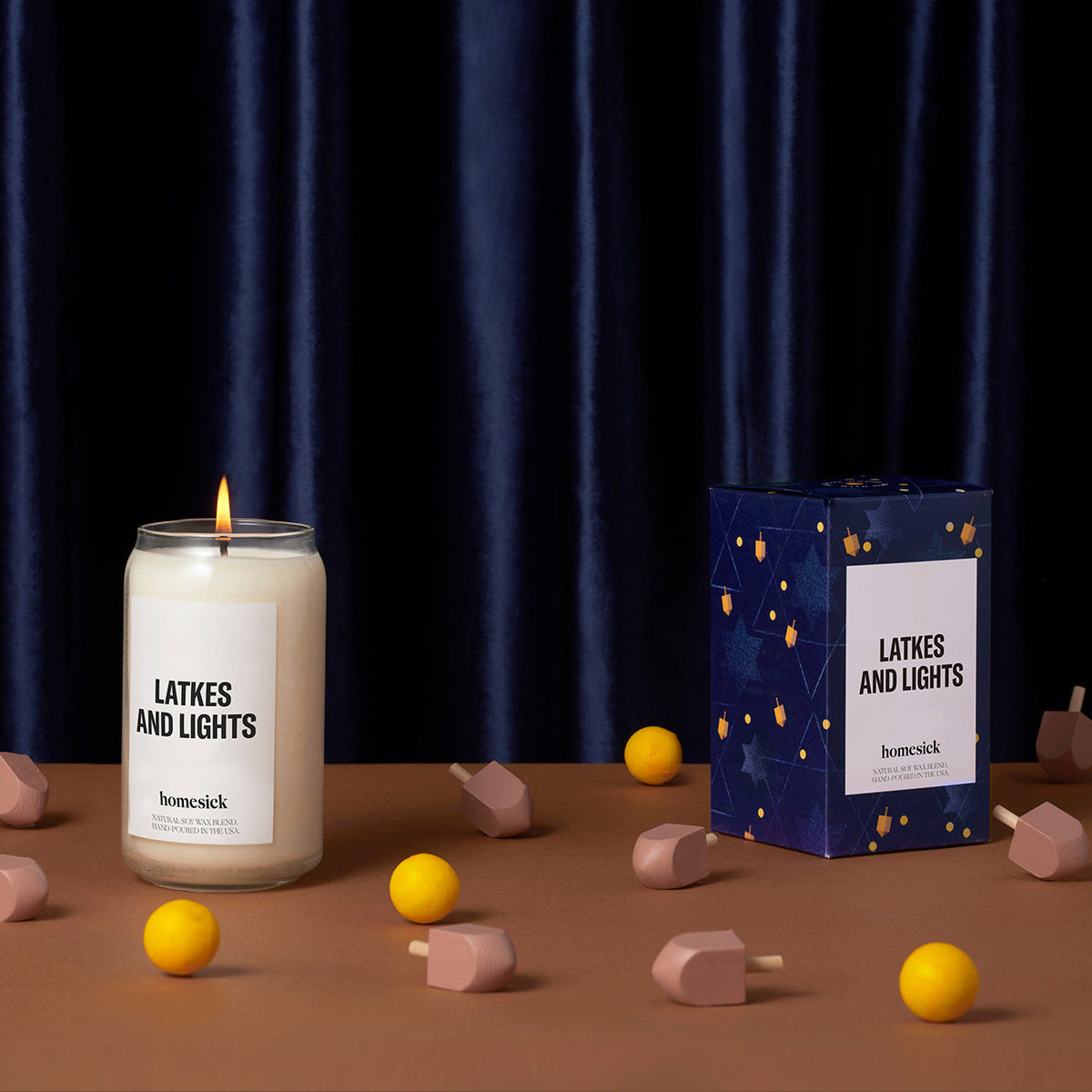 Scented Candle, Latkes and Lights for Room Fragrance, Living Spaces and Relaxing Home Ambience image 3