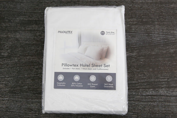 Bed Sheet Set, Hotel Wrinkle Resistant Cotton Blend, Breathable Construction for Everyday Bedroom Comfort and Guest Rooms, 5 Size Options image 3