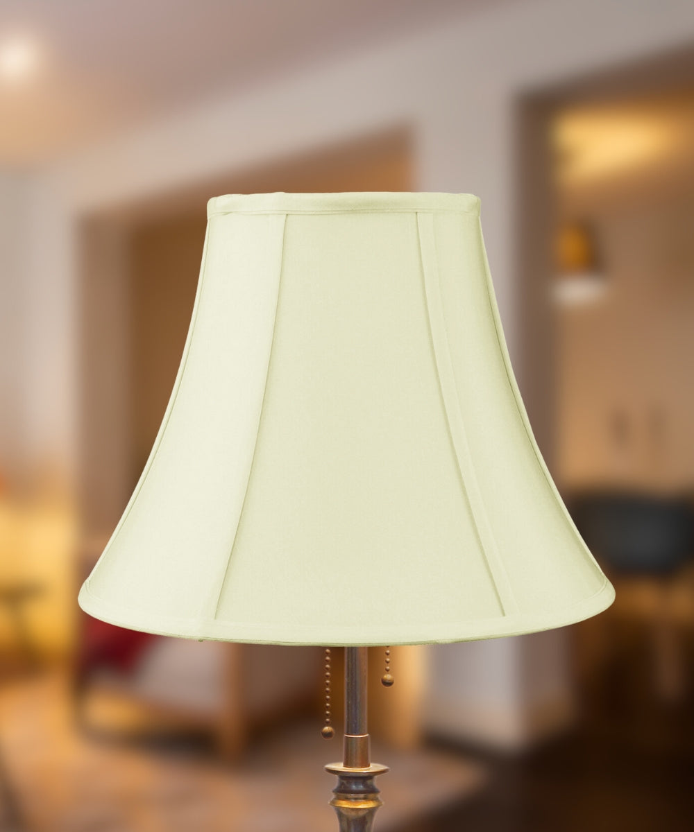 Fabric Lamp Shade, 14"W x 11"H Egg Shell Shantung Bell for Table Lamps, Floor Lamps and Soft Room Lighting image 3