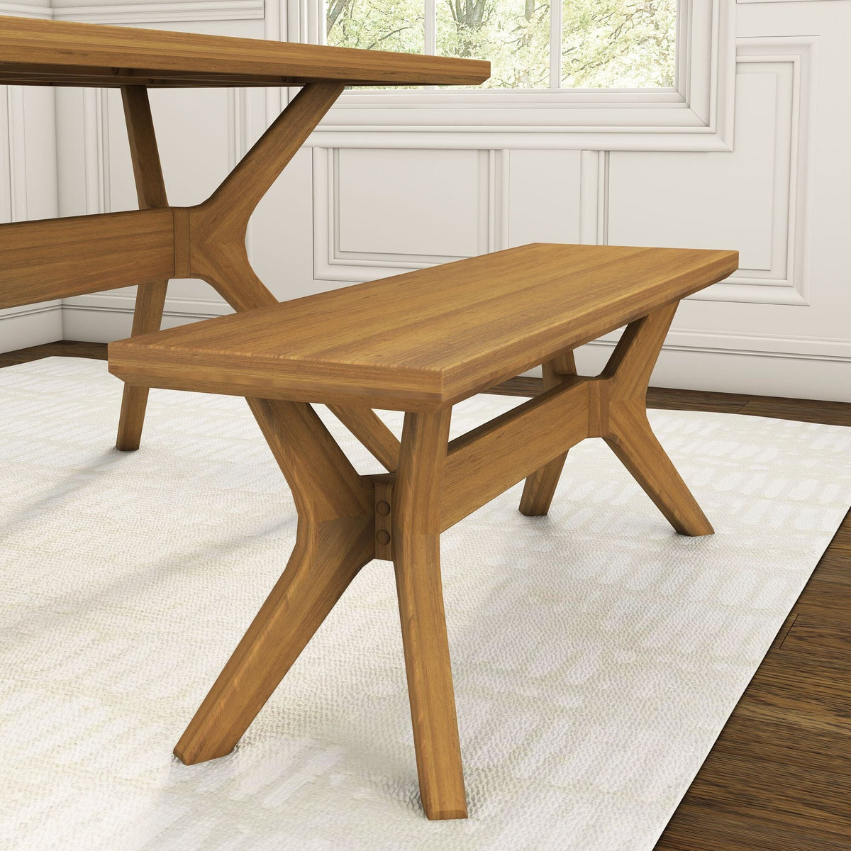 Dining Bench, Verso 48" for Dining Rooms, Kitchen Tables and Everyday Seating, 2 Sizes and 5 Colors image 3