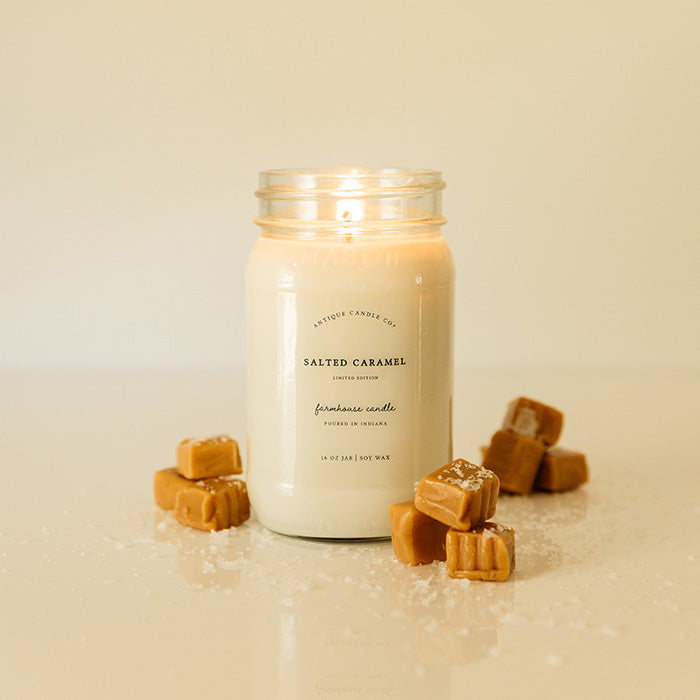 Decorative Candle, Salted Caramel 16 oz for Living Rooms, Bedrooms and Relaxing Evenings, Designed for Everyday Home Use image 3