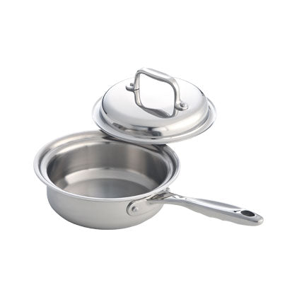 Stainless Steel Saucepan, 1 Quart with Cover, Stainless Steel Construction for Sauces, Grains and Everyday Stovetop Cooking image 3