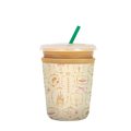Reusable Cup Sleeve, Happily Ever After, Lightweight Design, Neoprene Construction for Coffee Cups, Daily Commutes and Dry Hands image 3