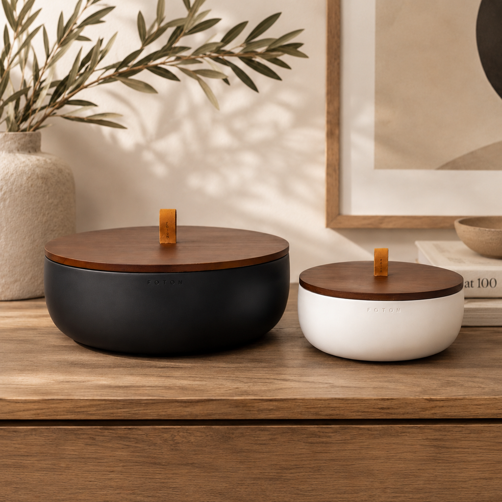 Decorative Candle, Luxe Lid for Entryways, Mantels and Everyday Home Ambience, 2 Size Options image 3