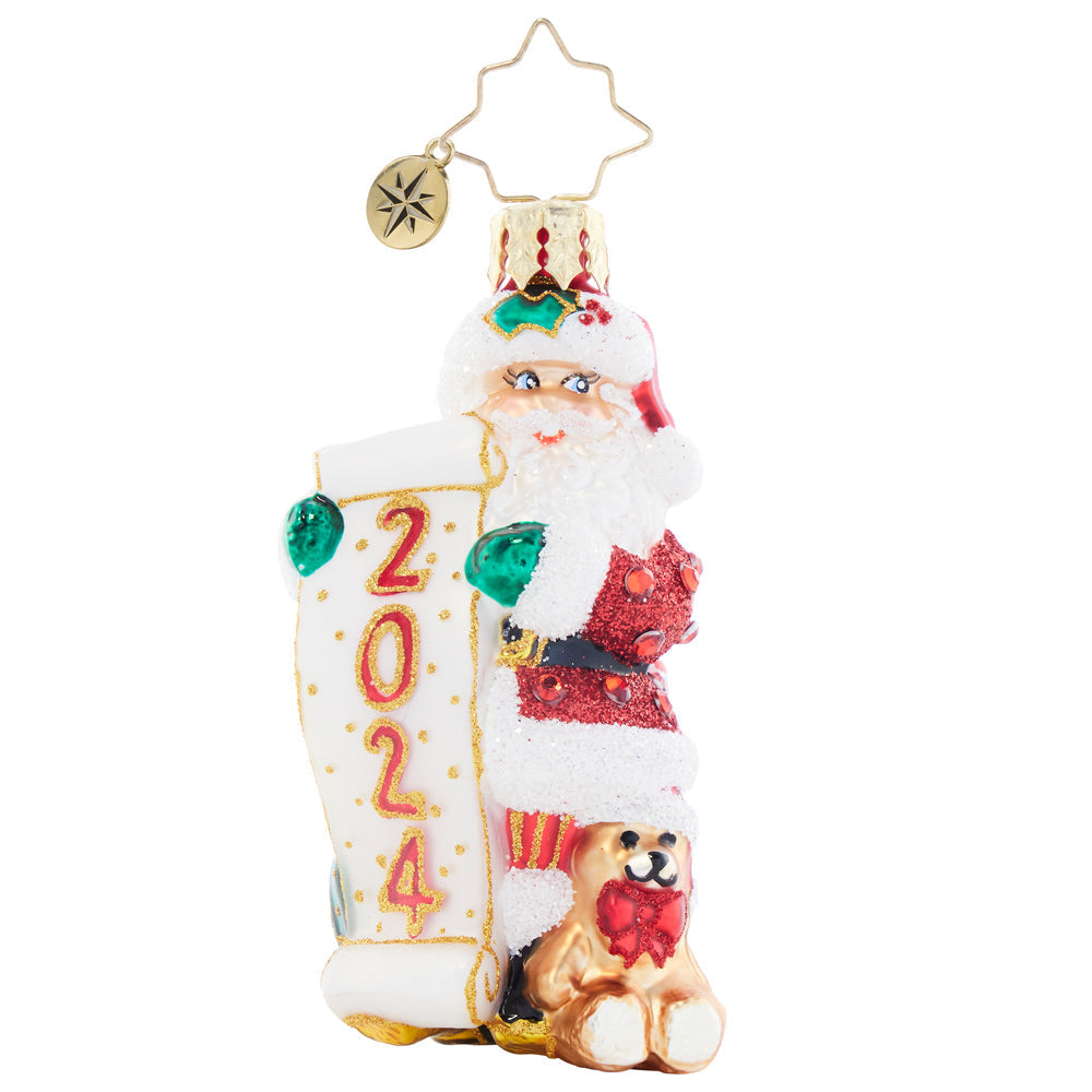 Seasonal Home Decor, Holly Jolly New Year Gem for Mantels, Tables and Seasonal Decorating, Designed for Everyday Home Use image 3