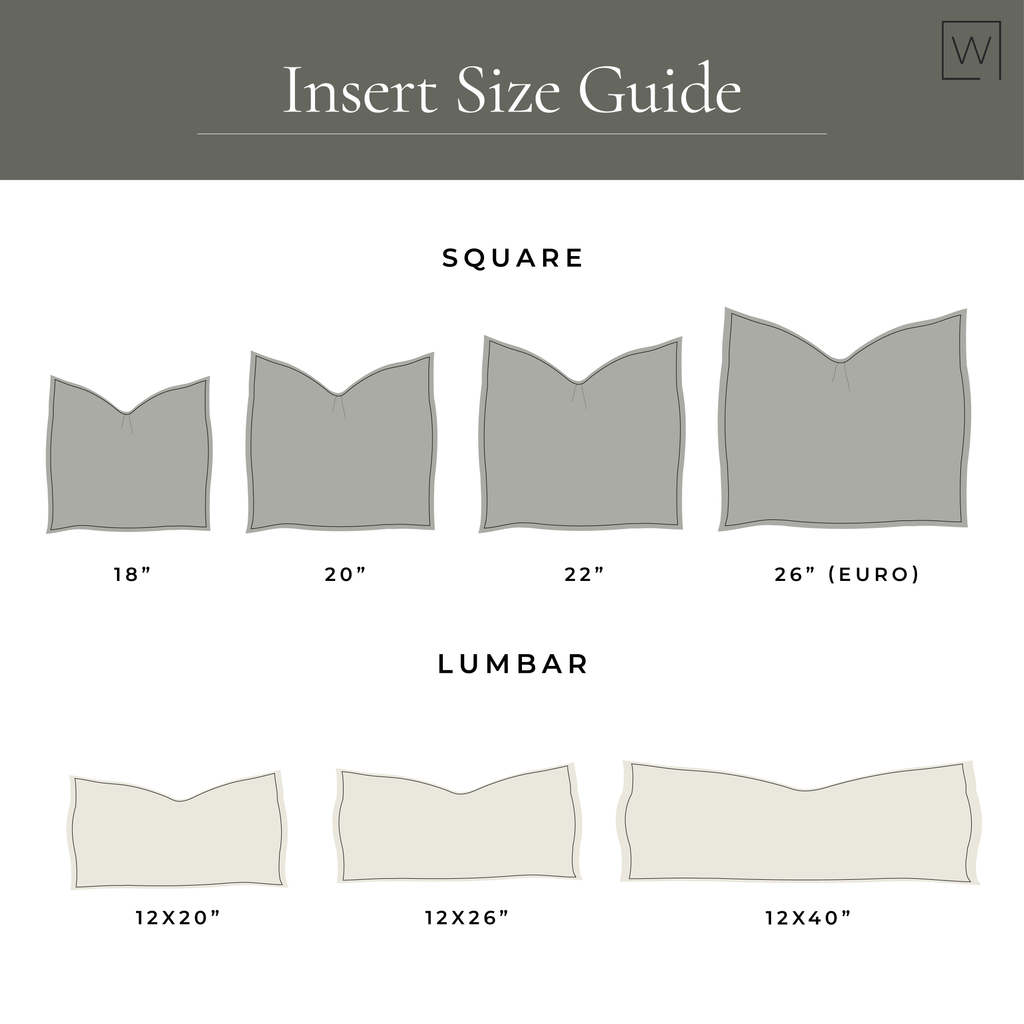 Decorative Throw Pillow, Premium Faux Down Inserts for Bedroom Styling and Living Room Decor, 8 Size Options image 3