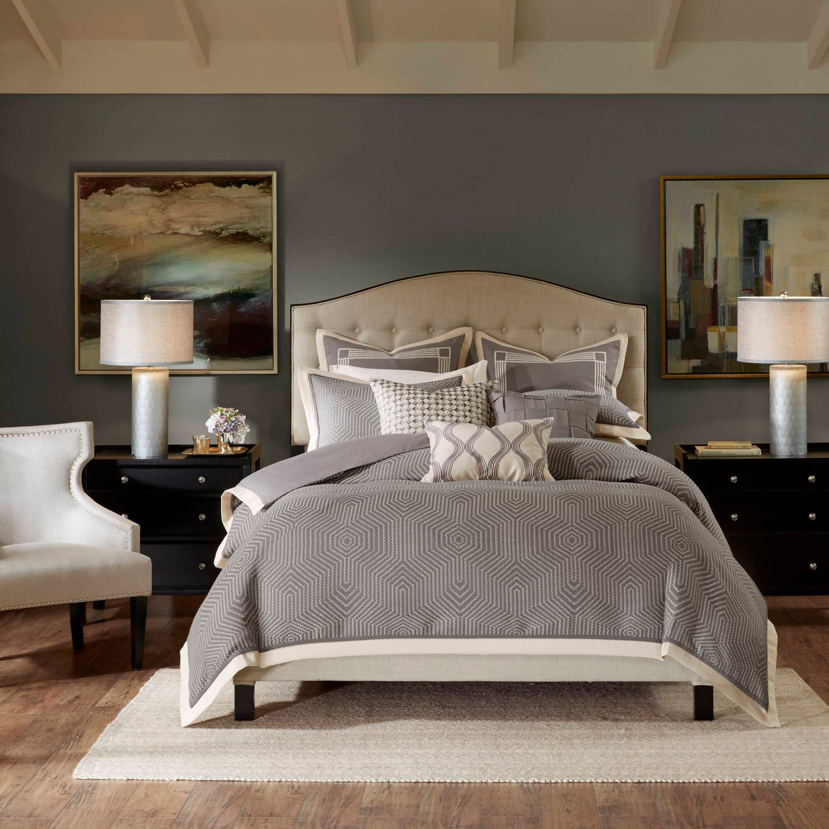 Bed Comforter, Shades of Serenity Set, Machine-Washable Care, Hypoallergenic Comfort for Everyday Bedding and Comfortable Sleep image 3