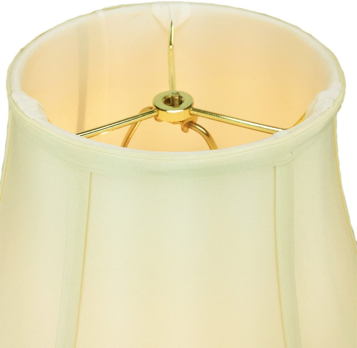 Lamp Shade, 8x17x12 Hollandaise Mix and Match Round Bell for Lamp Replacement, Reading Corners and Living Spaces image 3