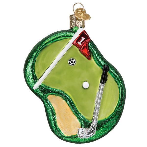 Seasonal Home Decor, Putting Green Ornament for Holiday Displays, Shelves and Festive Rooms image 3