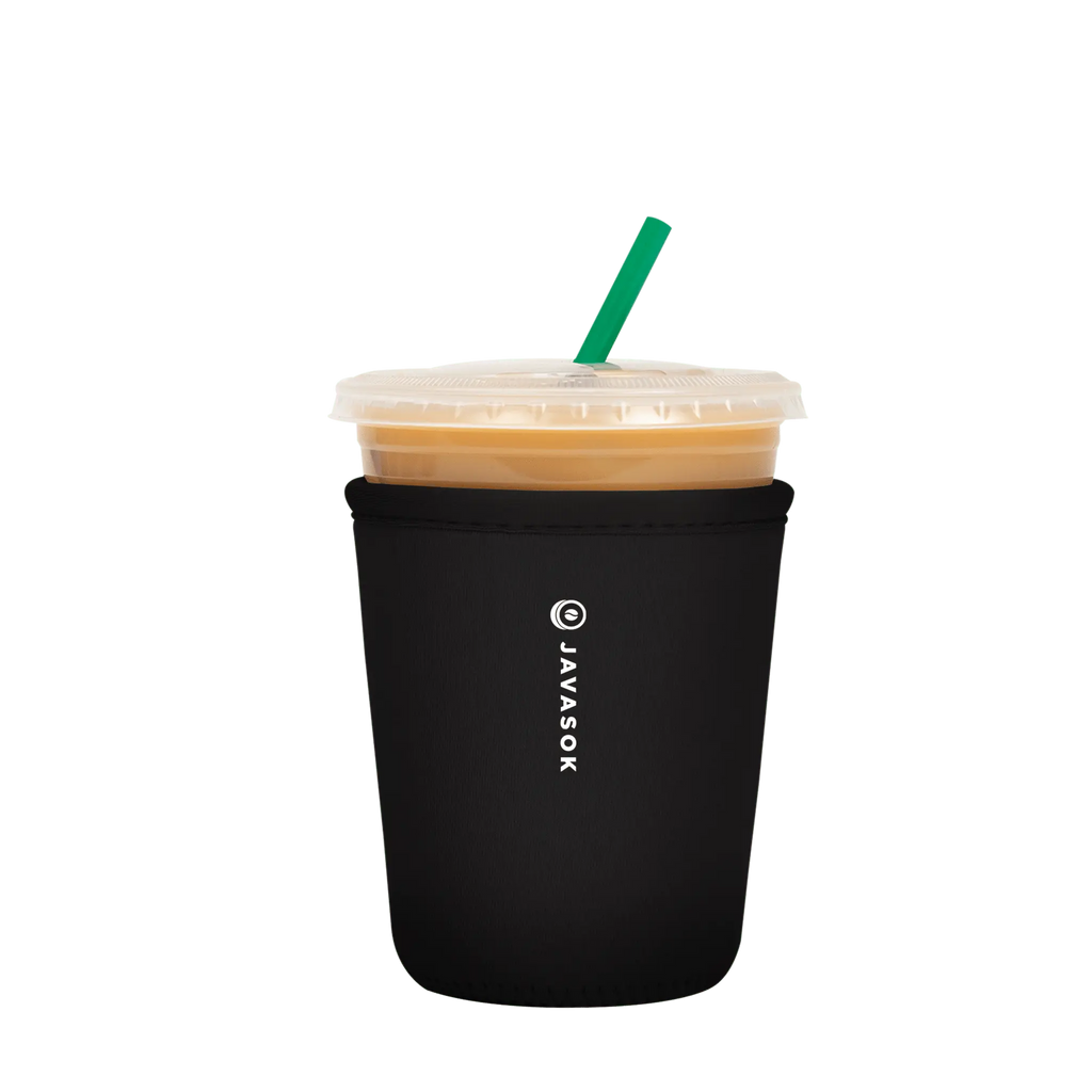 Reusable Cup Sleeve, Black, Neoprene Construction for Coffee Cups, Daily Commutes and Dry Hands, 4 Size Options image 3