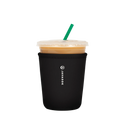 Reusable Cup Sleeve, Black, Neoprene Construction for Coffee Cups, Daily Commutes and Dry Hands, 4 Size Options image 3