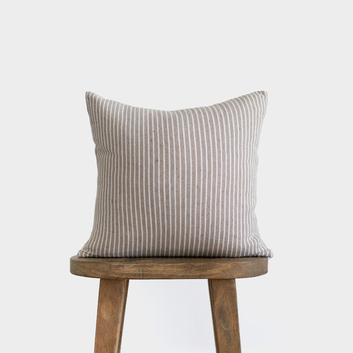 Decorative Pillow Cover Set, June in Tan 18" 22" 26" for Bedroom Styling and Living Room Decor, 3 Size Options image 3