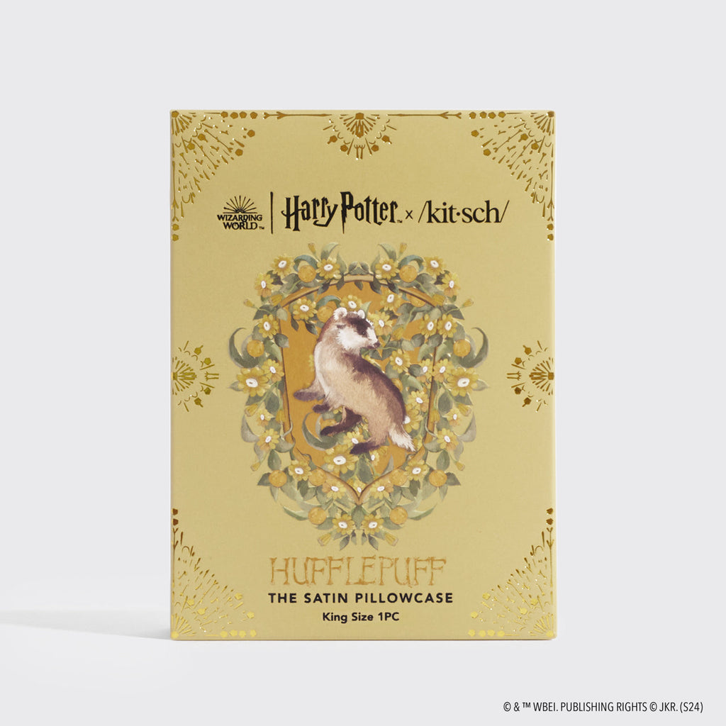 Pillowcase Set, Satin in Hufflepuff 4 Pack King for Everyday Bedding and Bedroom Refreshes image 3