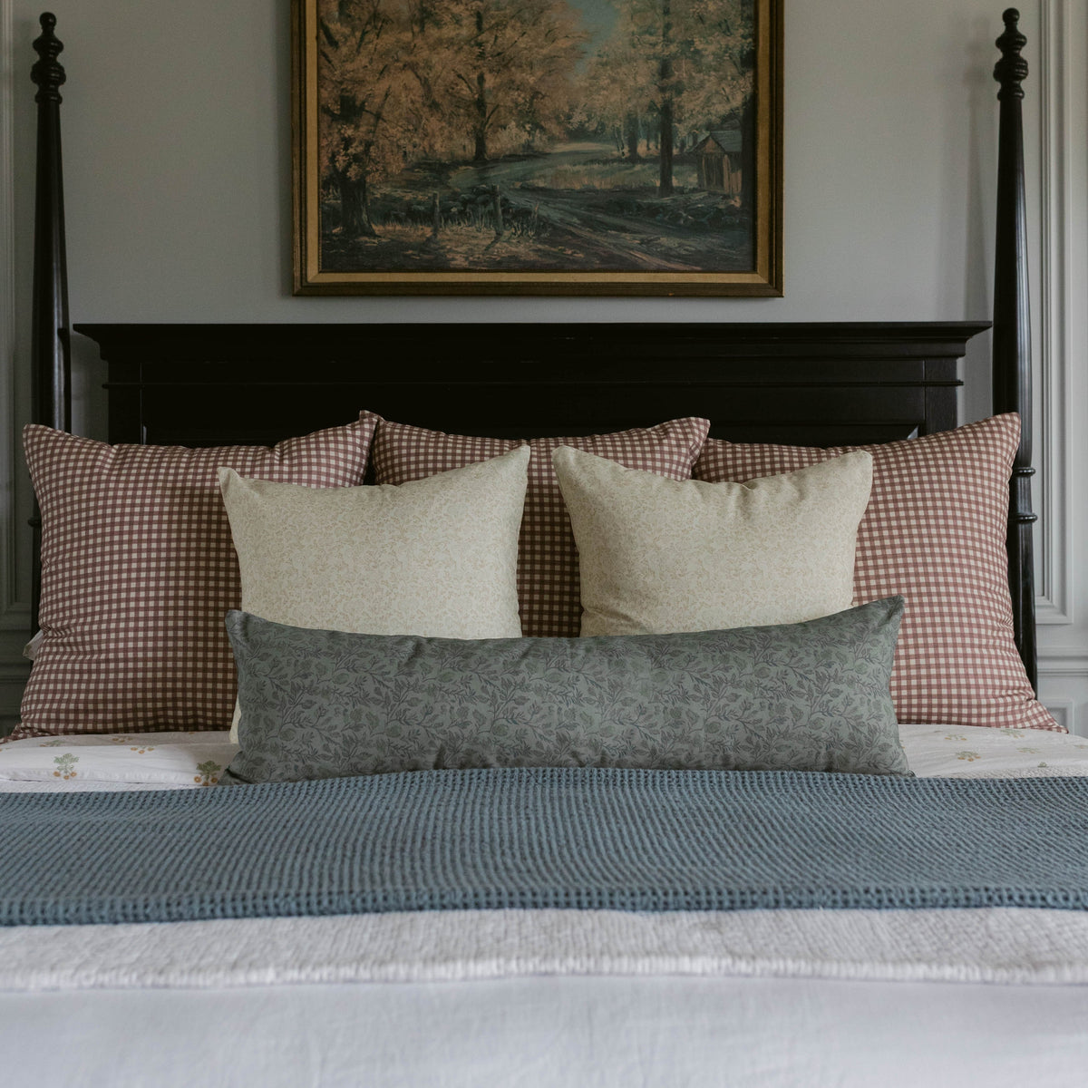 Decorative Pillow Cover Set, Eleanor 18" 20" 22" 12x20" 12x40", Machine-Washable Care for Sofas, Beds and Living Room Accents image 3