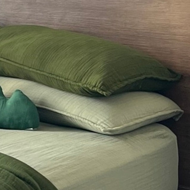 Decorative Pillow Sham, Body (Set of 2), Breathable Construction for Guest Rooms, Headboards and Everyday Bedroom Decor, 11 Color Options image 3