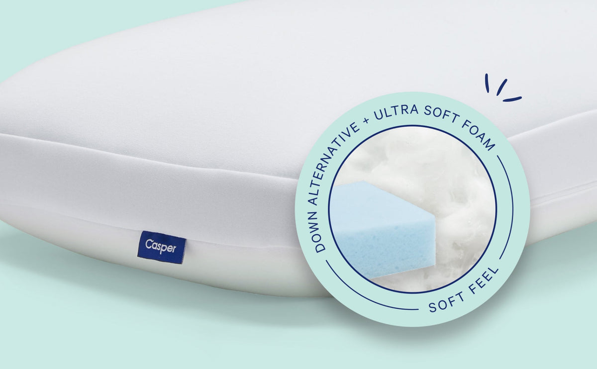 Bed Pillow, Hybrid for Sleeping, Reading and Bedroom Comfort, 2 Size Options, Designed for Everyday Sleep and Guest Room Bedding image 3