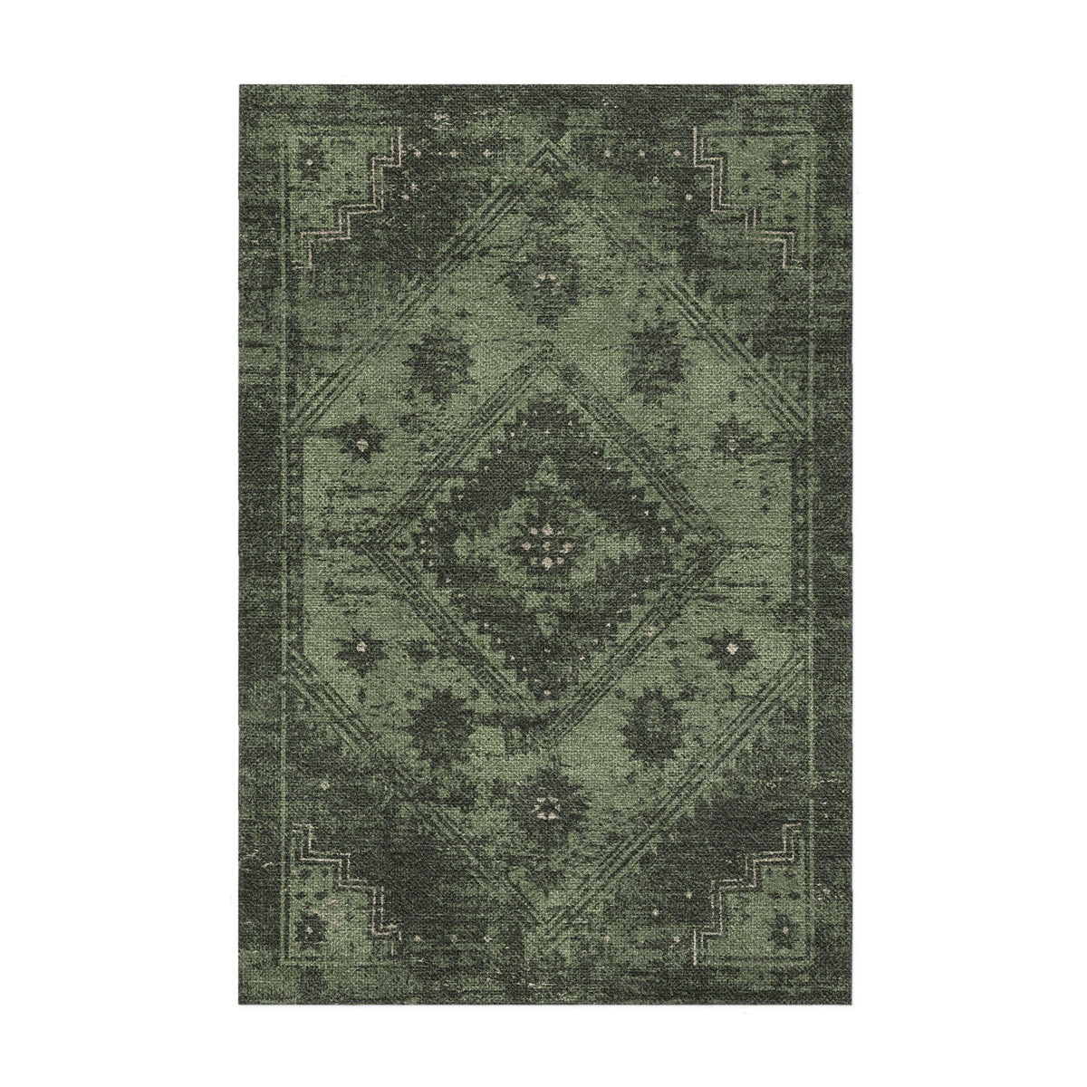 Area Rug, Montezuma Green for Living Rooms, Bedrooms and Entryways, 10 Size Options, Designed for Hallways, Dining Spaces and Home Decor image 3