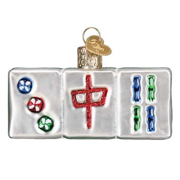 Seasonal Home Decor, Mahjong Ornament for Mantels, Tables and Seasonal Decorating, Designed for Holiday Displays, Shelves and Festive Rooms image 3