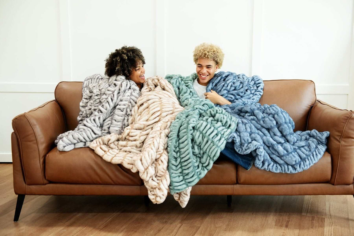 Cozy Throw Blanket, Hugs Topaz for Living Rooms, Bedrooms and Everyday Lounging, 5 Size Options image 3