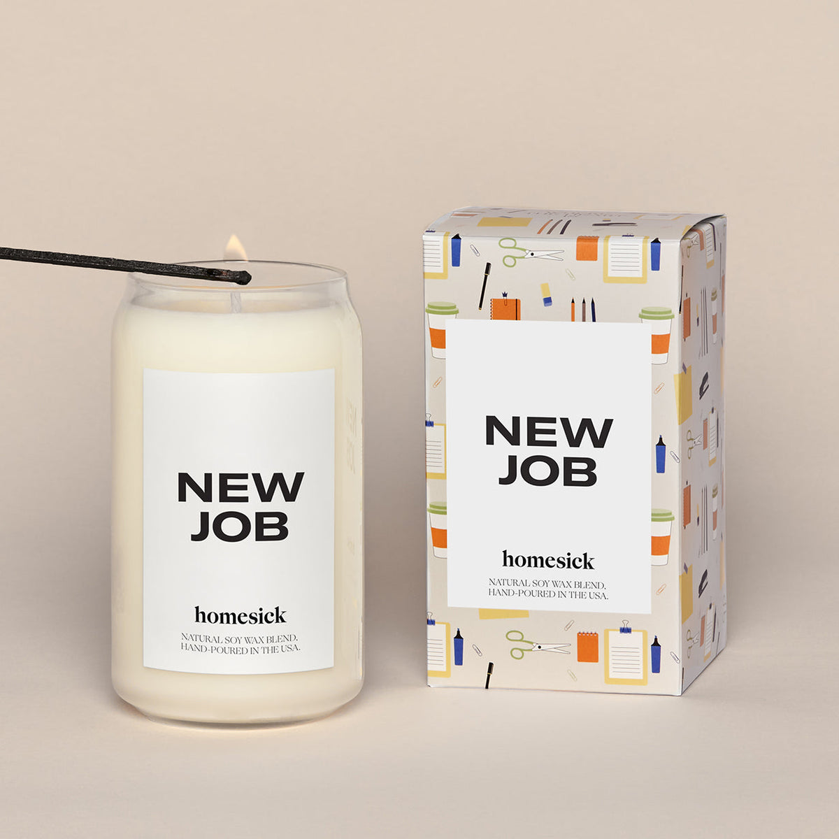 Scented Candle, New Job for Room Fragrance, Living Spaces and Relaxing Home Ambience, Designed for Everyday Home Use image 4