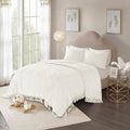 Bed Quilt, Laetitia Tufted Cotton Chenille Medallion, Machine-Washable Care for Bedroom Layering and Everyday Bedding, 3 Size Options image 4