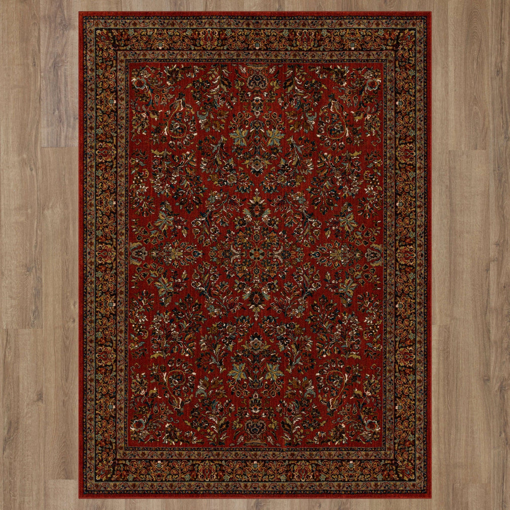 Area Rug, Spice Market Berdan Garnet for Hallways, Dining Spaces and Home Decor, 3 Size Options image 4