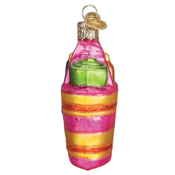 Seasonal Home Decor, Beach Bag Ornament for Holiday Displays, Shelves and Festive Rooms, Designed for Everyday Home Use image 4