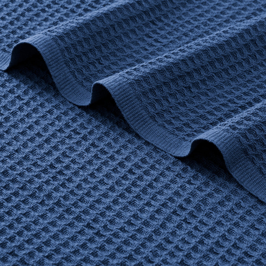Cozy Throw Blanket, Cotton Waffle Weave, Lightweight Design, Breathable Construction for Living Rooms, Bedrooms and Everyday Lounging image 4