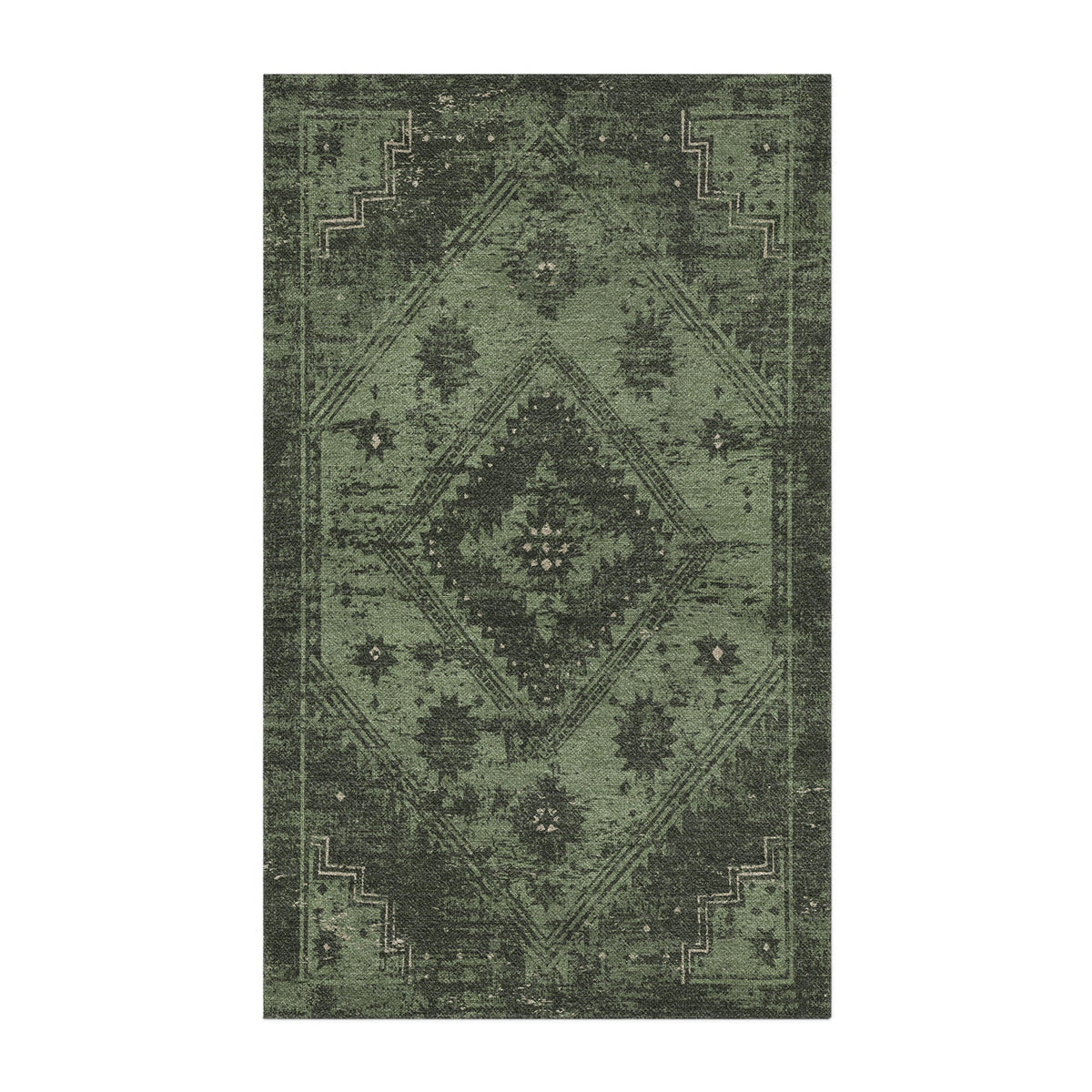 Area Rug, Montezuma Green for Living Rooms, Bedrooms and Entryways, 10 Size Options, Designed for Hallways, Dining Spaces and Home Decor image 4