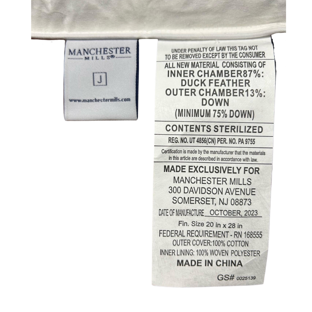 Bed Pillow, Down Dreams Classic Soft & Firm Combo Pack, Machine-Washable Care for Sleeping, Reading and Bedroom Comfort, 4 Size Options image 4