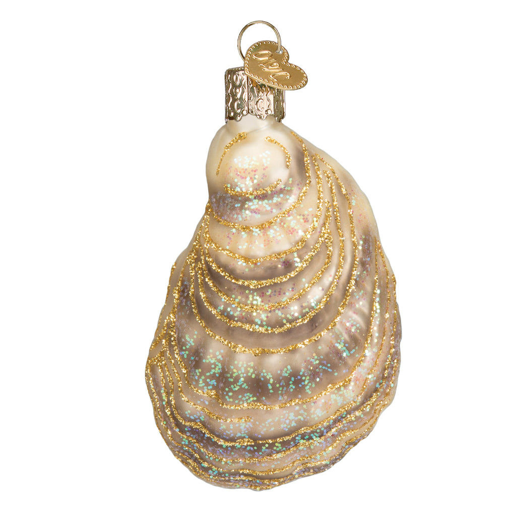 Seasonal Home Decor, Oyster With Pearl Ornament for Mantels, Tables and Seasonal Decorating image 4