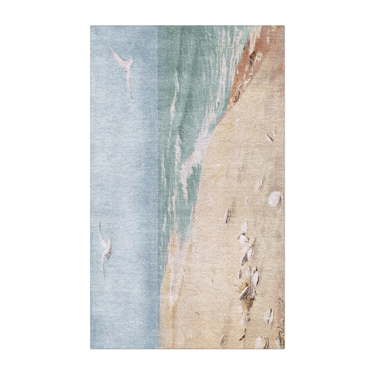 Area Rug, On Beach By Fidelia Bridges for Living Rooms, Bedrooms and Entryways, 10 Size Options image 4
