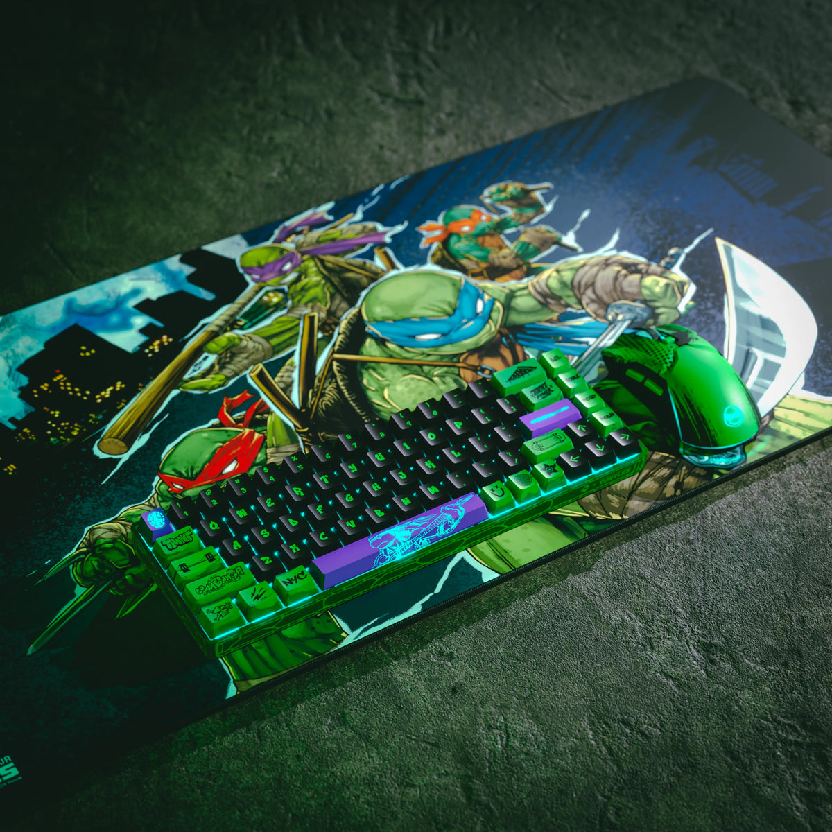 Desk Mat, Oni Deskpad Teenage Mutant Ninja Turtles, Non-Slip Design for Workspaces, Desks and Everyday Productivity image 4