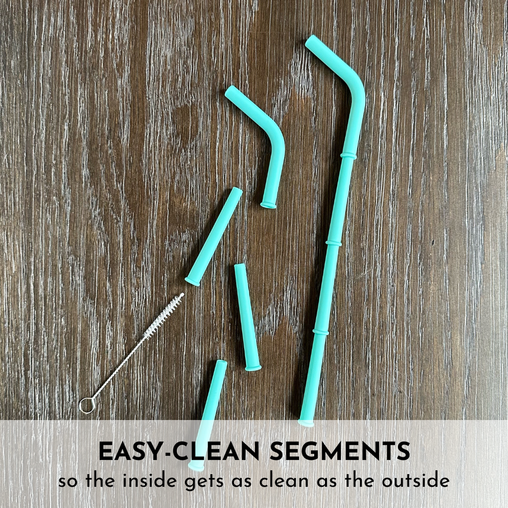Reusable Straw Kit, Build A Discounted 4 Pack Bundle, Lightweight Design, Silicone Construction for Home, Travel and Reusable Drinkware image 4