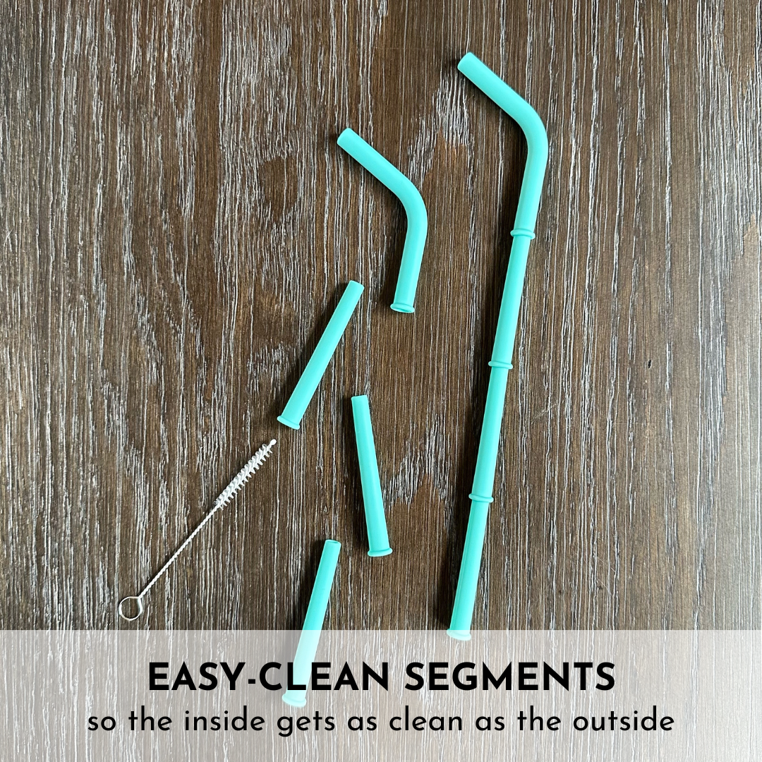 Reusable Straw Kit, Build A Discounted 4 Pack Bundle, Lightweight Design, Silicone Construction for Home, Travel and Reusable Drinkware image 4