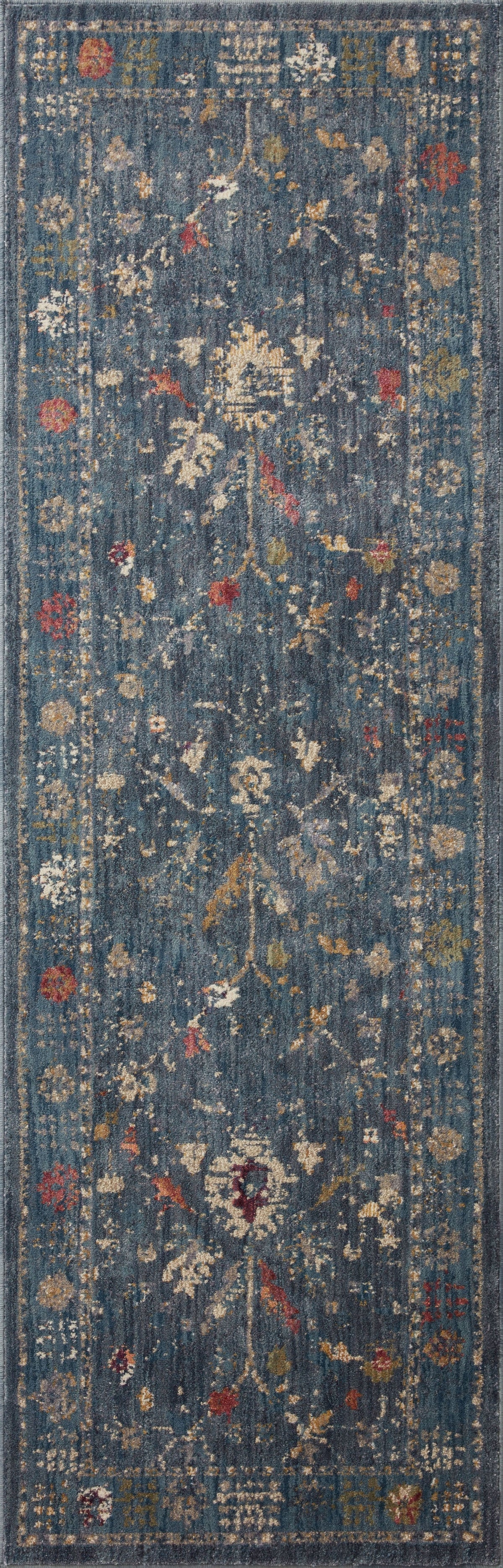 Area Rug, Giada GIA 06 Denim Multi for Living Rooms, Bedrooms and Entryways, 15 Size Options image 4