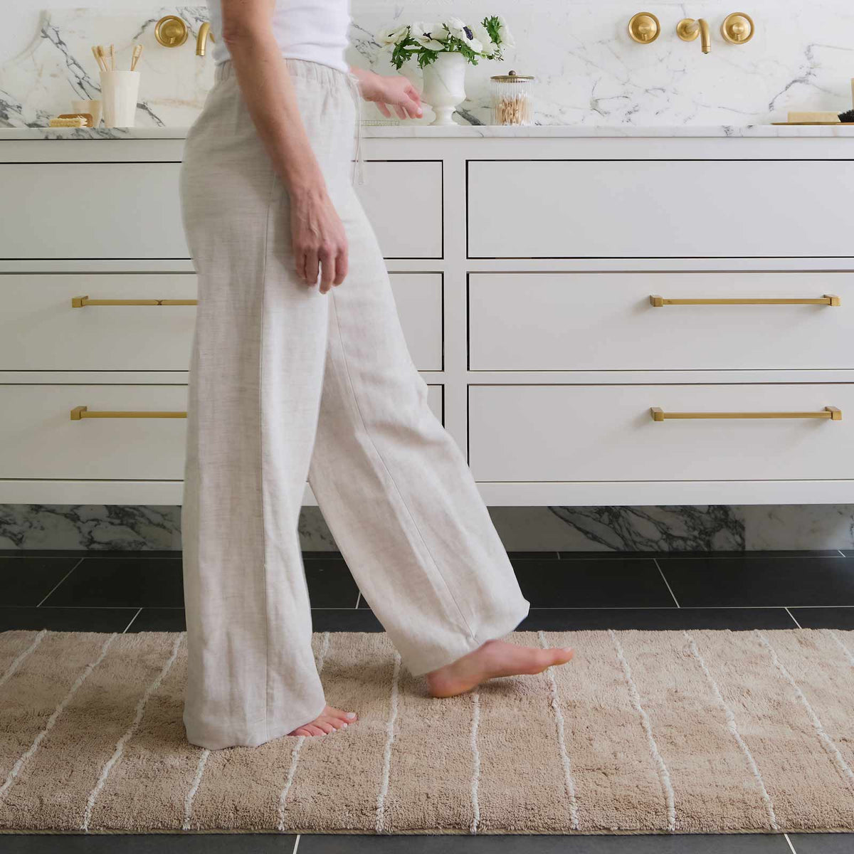 Bath Mat, Comfy Darby for Bathroom Floor Comfort, Shower Areas and Guest Baths, 6 Sizes and 9 Colors image 4