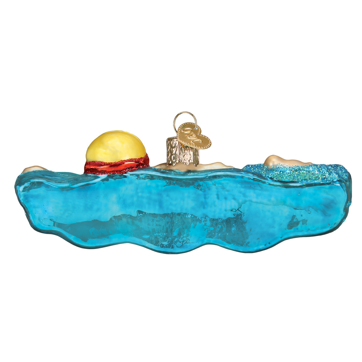 Seasonal Home Decor, Swimming Ornament for Holiday Displays, Shelves and Festive Rooms, Designed for Mantels, Tables and Seasonal Decorating image 4