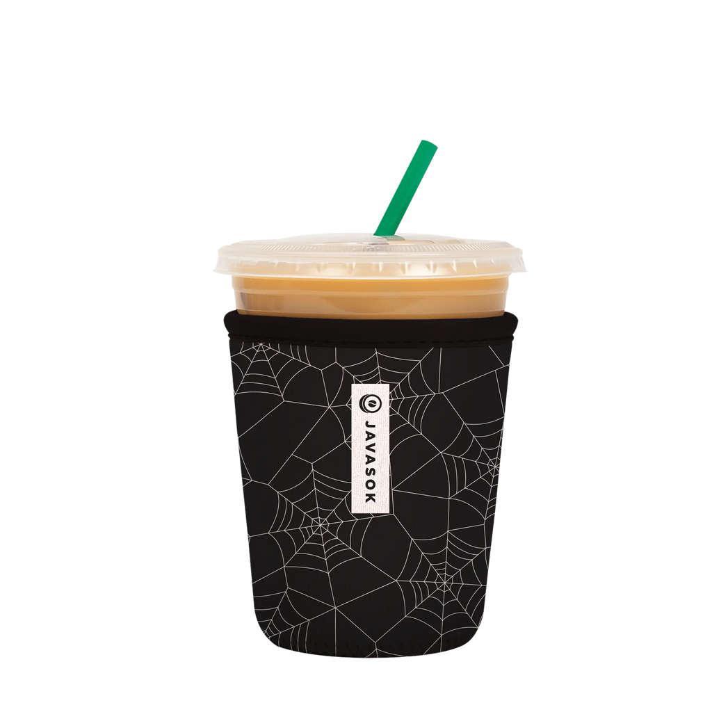 Reusable Cup Sleeve, Spidey Sense, Neoprene Construction for Iced Coffee, Cold Drinks and Condensation Control, 3 Size Options image 4