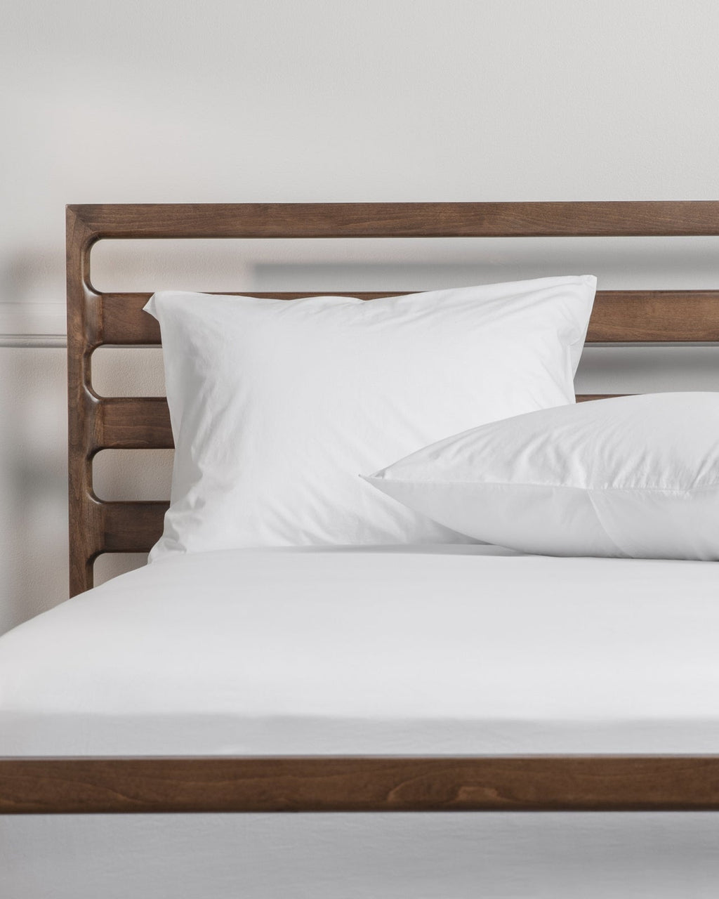 Pillowcase Set, Brushed Cotton (White) for Guest Rooms and Daily Bedroom Comfort, 2 Size Options image 4