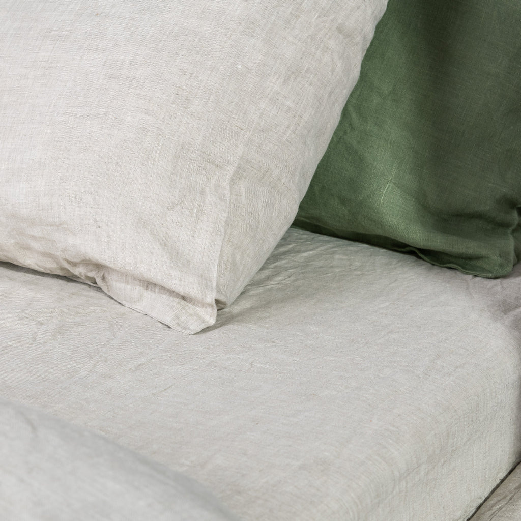 Pillowcase Set, Natural Linen Classic with Envelope Closure for Everyday Bedding and Bedroom Refreshes, 6 Size Options image 4