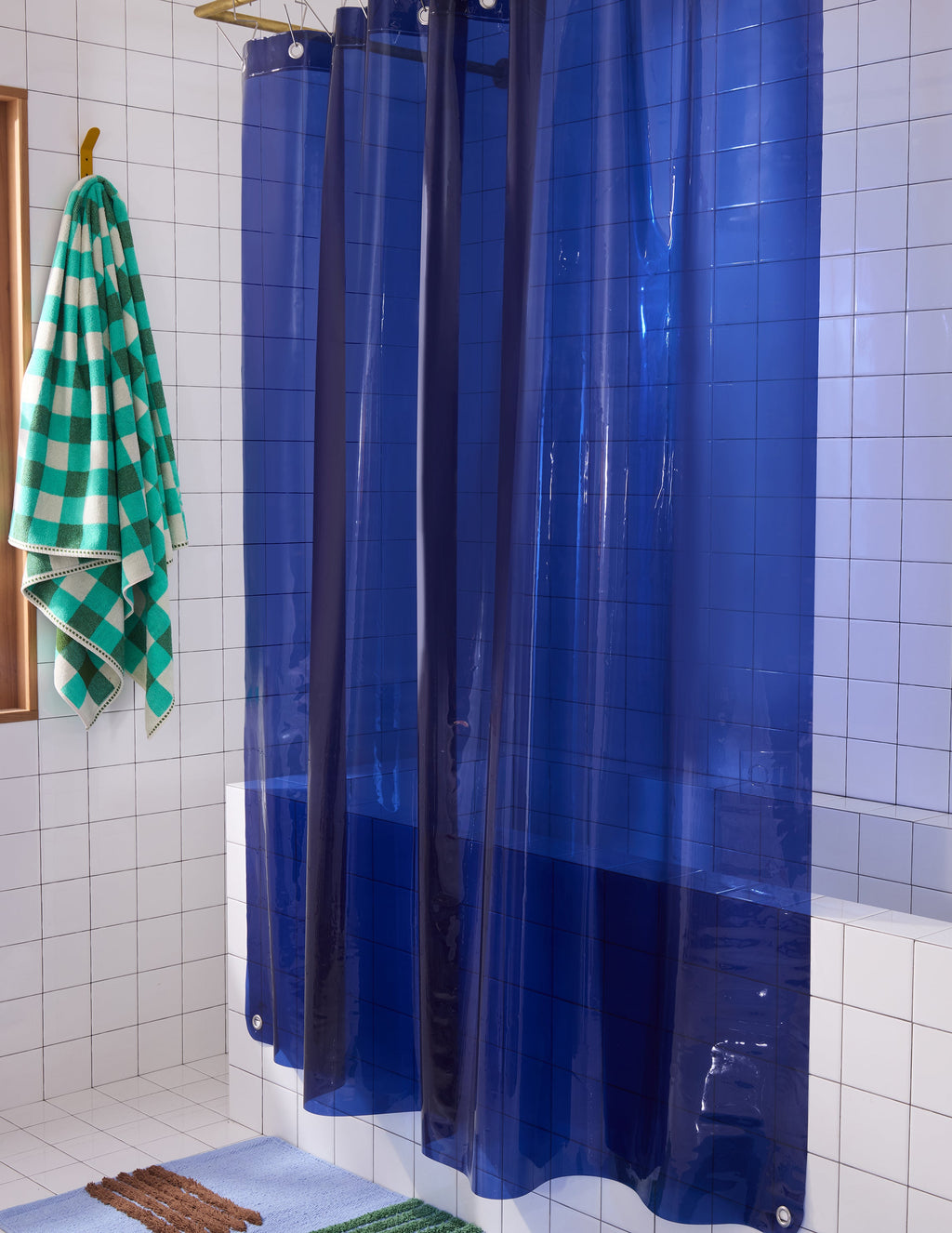 Bathroom Accessory, Sun Shower Navy for Vanity Organization and Everyday Bathroom Use, Designed for Guest Baths and Daily Bathroom Routines image 4