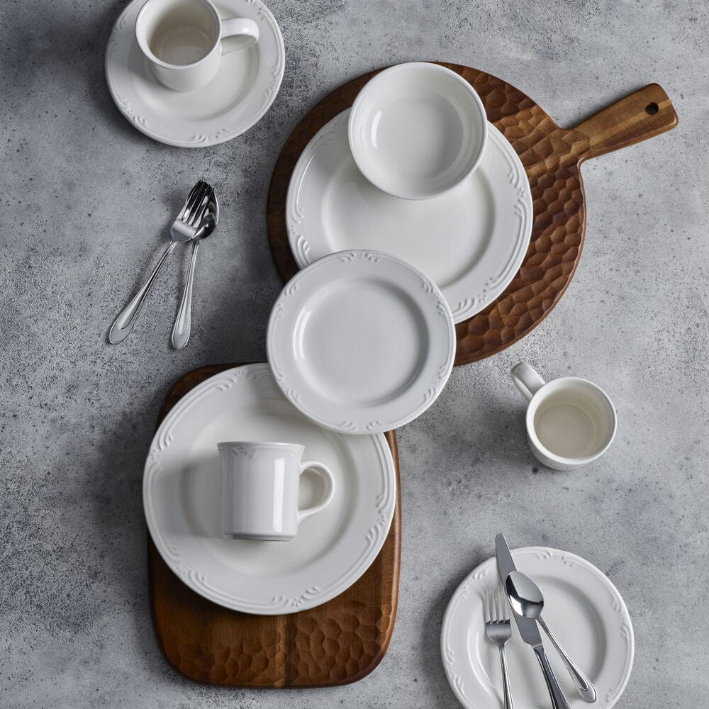 Dinnerware, Filigree Set, Dishwasher-Safe Care for Everyday Meals and Table Settings, 3 Size Options image 4