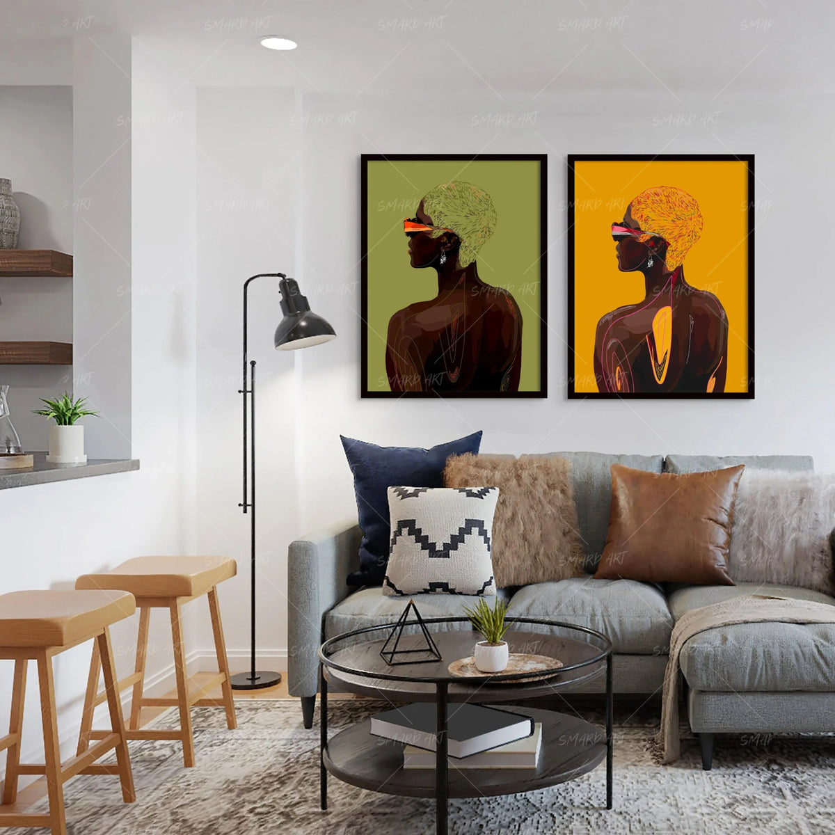 Wall Art Print, Grace 4 for Gallery Walls and Modern Room Decor, 4 Size Options, Designed for Living Rooms, Bedrooms and Home Offices image 4