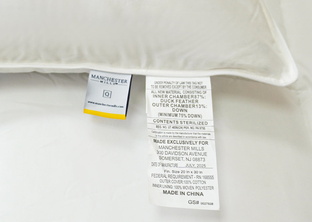 Bed Pillow, Down Dreams Classic Soft , Featured at Many, Breathable Construction for Everyday Sleep and Guest Room Bedding, 4 Size Options image 4
