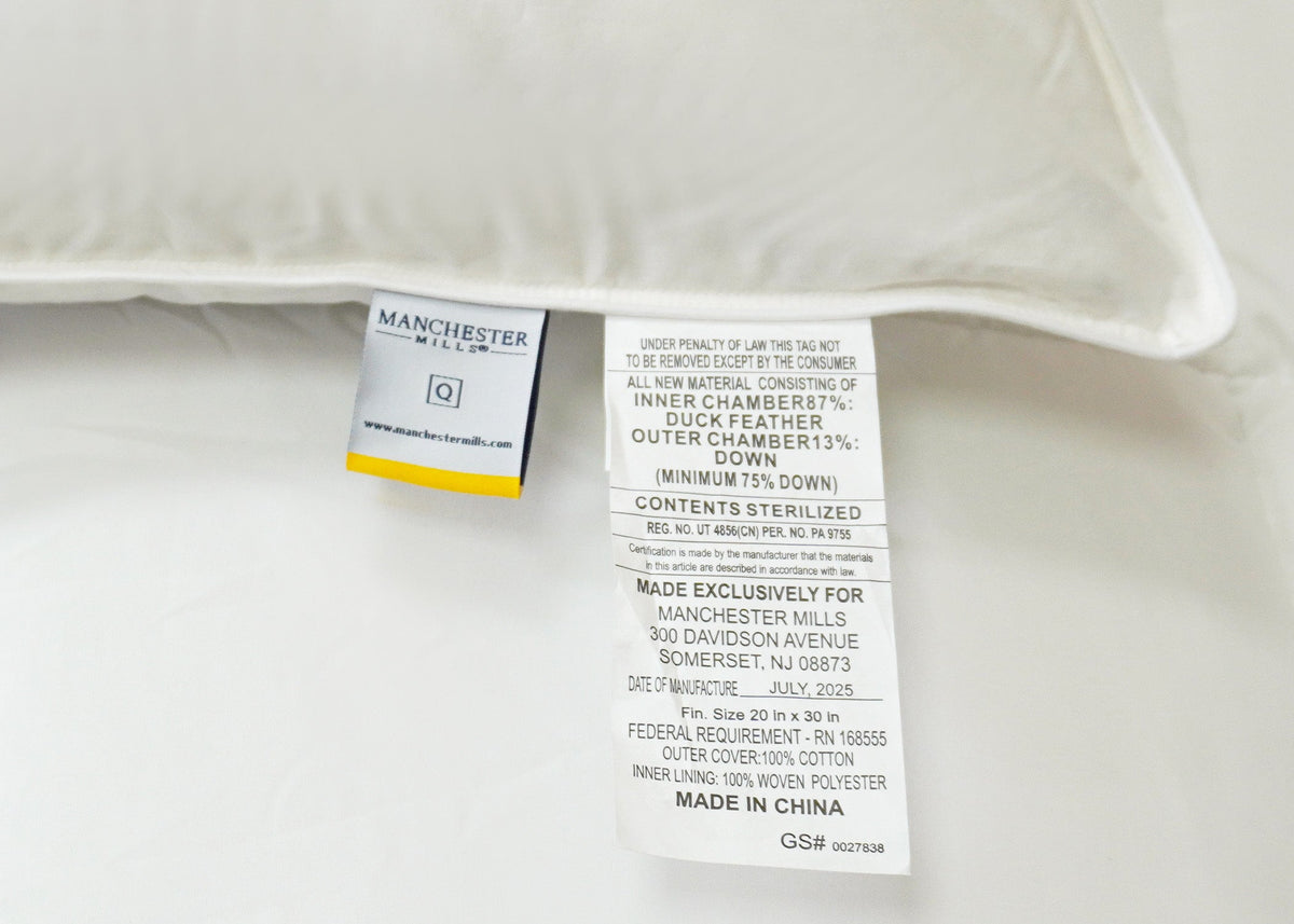 Bed Pillow, Down Dreams Classic Soft , Featured at Many, Breathable Construction for Everyday Sleep and Guest Room Bedding, 4 Size Options image 4
